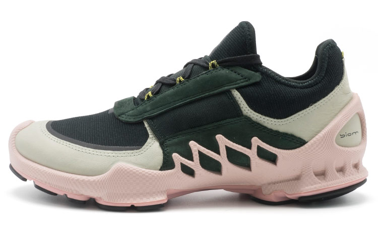Ecco Great Step Exploration Series Cushioned Wear-Resistant Coverage Low-Top Athletic Shoes Women's Matcha Green