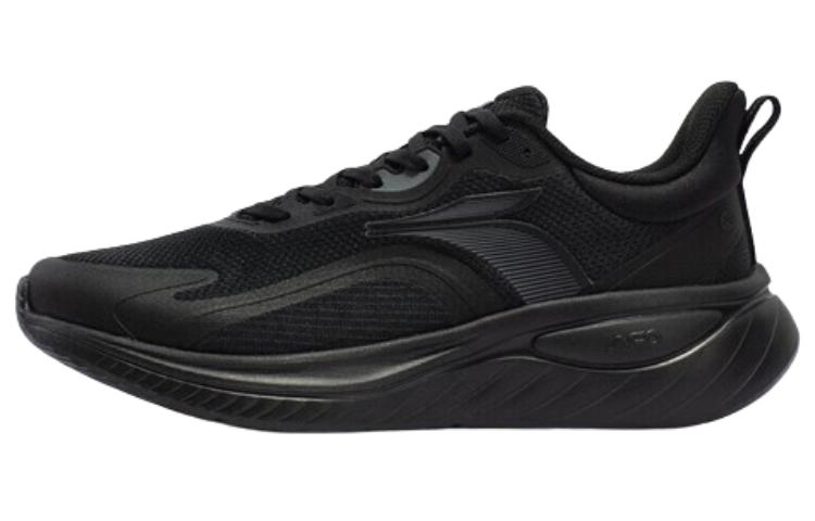 361° SOFTSTEP 3.0 Cushioning Wear-Resistant Low-Top Running Shoes Men's Obsidian Black