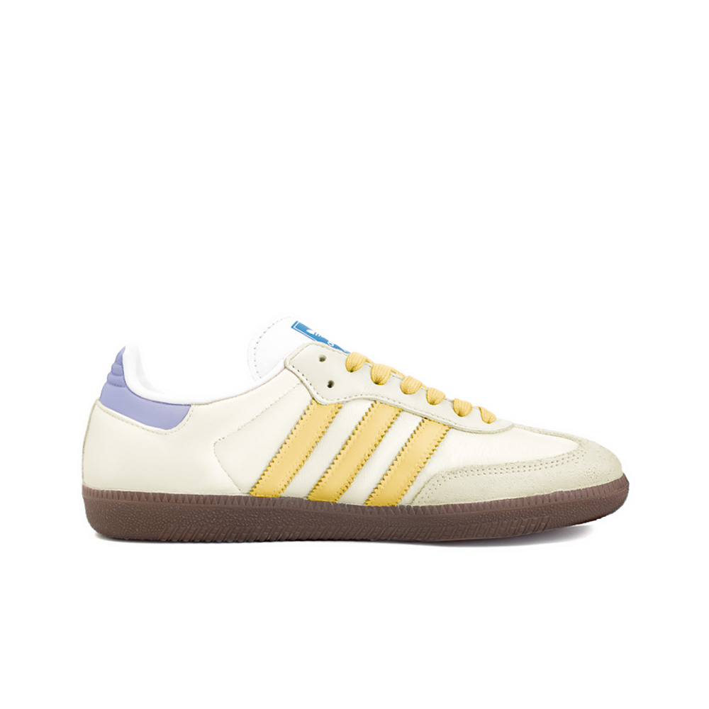 Adidas Originals SAMBA OG Anti-Slip Wear-Resistant Low-Top Skateboard Shoes Unisex Yellow White купить в интернет-магазине Yoocart с быстрой доставкой по России.