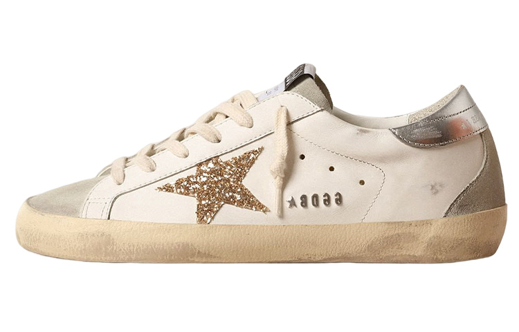 Golden Goose Kids May Leather Sneakers
