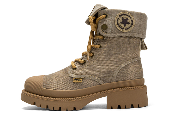 Jeep Short Martin Boot Women's Light Coffee