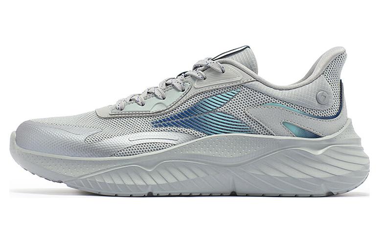 361° Anti-Slip And Wear-Resistant Breathable Low-Top Running Shoes Men's Gray Blue