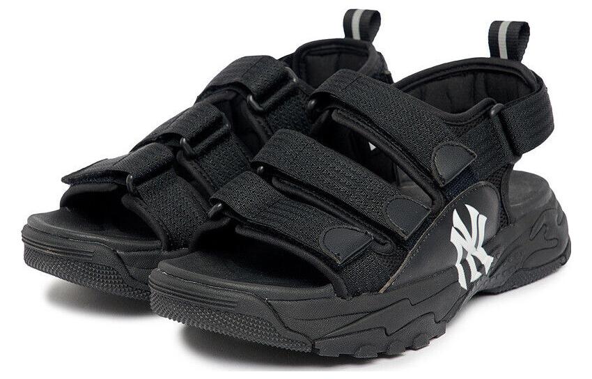 MLB Sandal Triple New York Yankees New York Yankees Sports Sandals Unisex Black