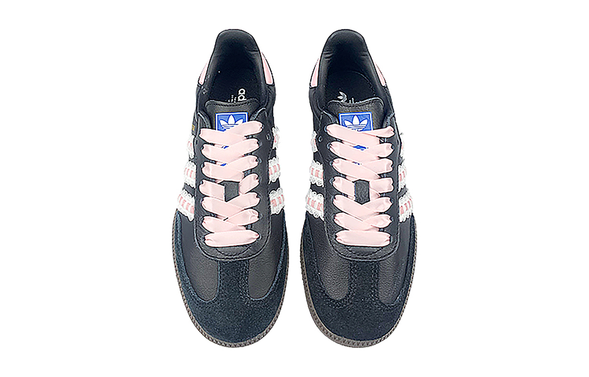 Adidas Originals SAMBA OG Abrasion Resistant Low Top Skateboard Shoes Unisex Black Pink купить в интернет-магазине Yoocart с быстрой доставкой по России.