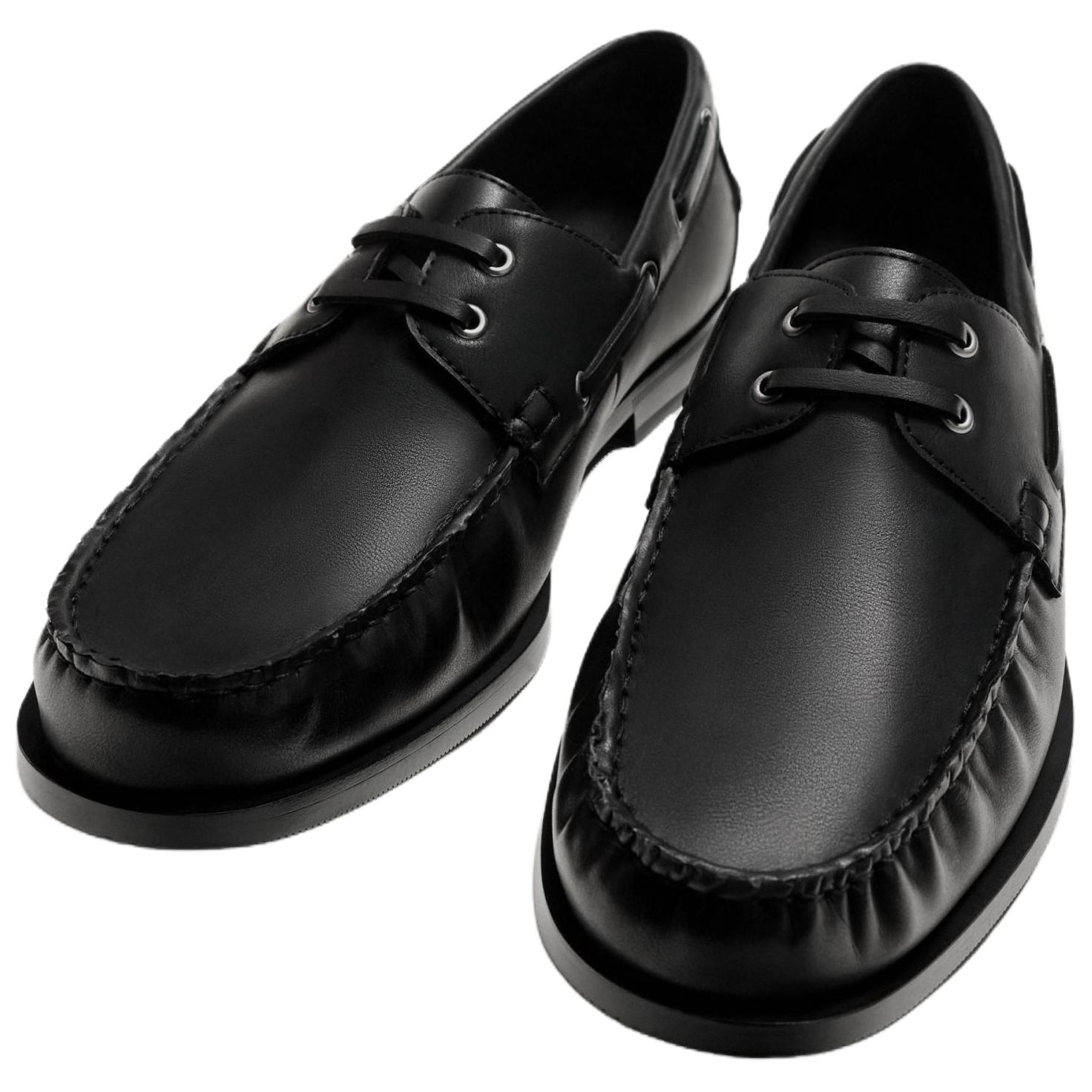 ZARA Boat Shoes Men's Black купить в интернет-магазине Yoocart с быстрой доставкой по России.