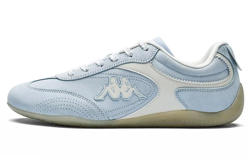 Kappa Back to Back Slip Resistant Abrasion Resistant Low top Skateboard Shoes Unisex Blue White