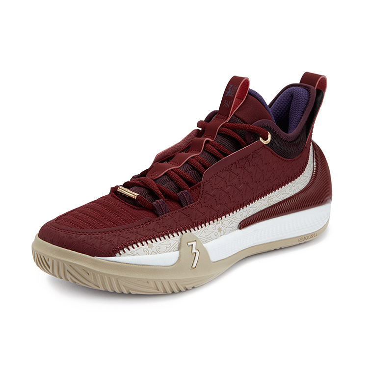 361° Zen 7 Cushioning, Wear Resistant Mid top Basketball Shoes Men's Black Cherry купить в интернет-магазине Yoocart с быстрой доставкой по России.