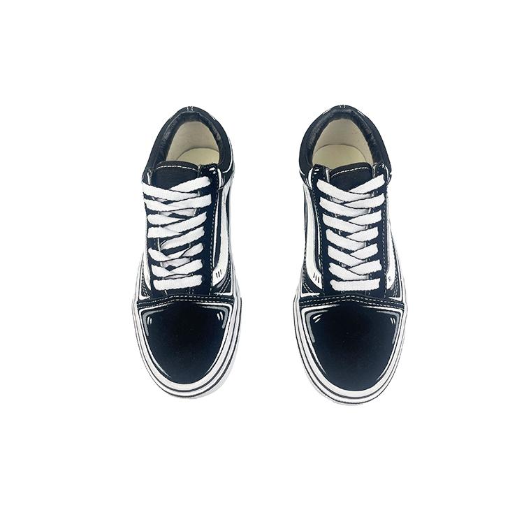 Vans Old Skool Black Lightweight Low-Top Skateboard Shoes Unisex Black White купить в интернет-магазине Yoocart с быстрой доставкой по России.