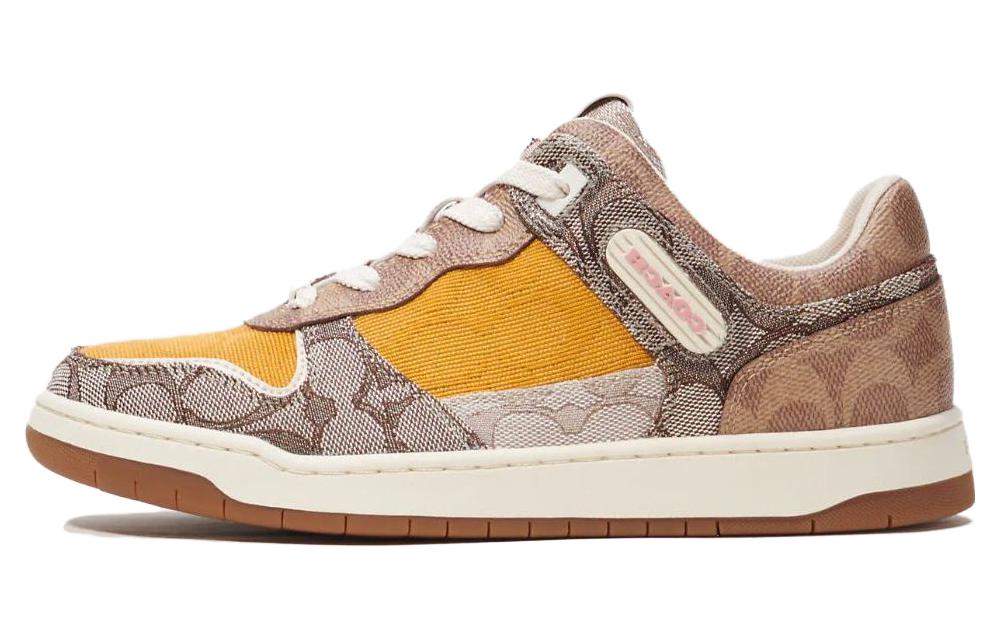 COACH Low-Top Skateboard Shoes Women's Tan