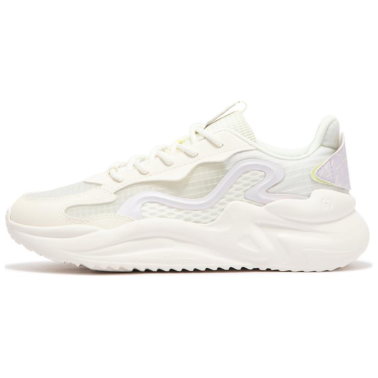 361° Cushioning, Wear Resistant Low Top Casual Shoes Women's White Purple