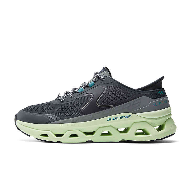 Skechers Sport Low Top Casual Running Shoes Men's Charcoal Gray
