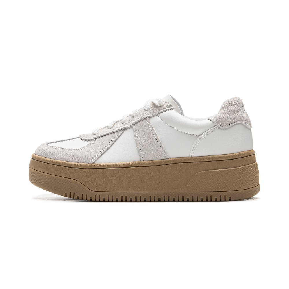 LiNing Cheese 2.0 German Training Low-Top Skateboard Shoes Women's Mist White