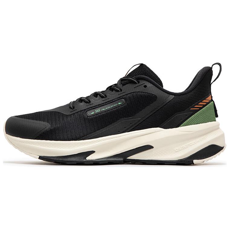361° Ride The Mountain Breathable And Slip Resistant Low Top Casual Running Shoes Men's Black Rice