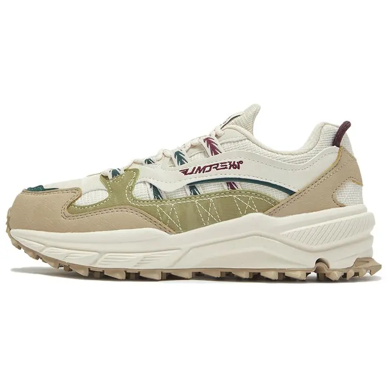 361° Life Collection Abrasion Resistant Slip Resistant Low Top Casual Shoes Women's Beige Green