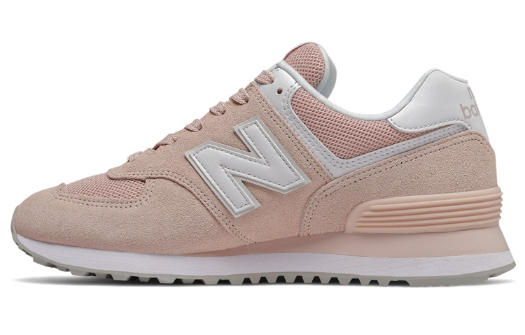 New Balance 574 Series Pink White B Wide Women's