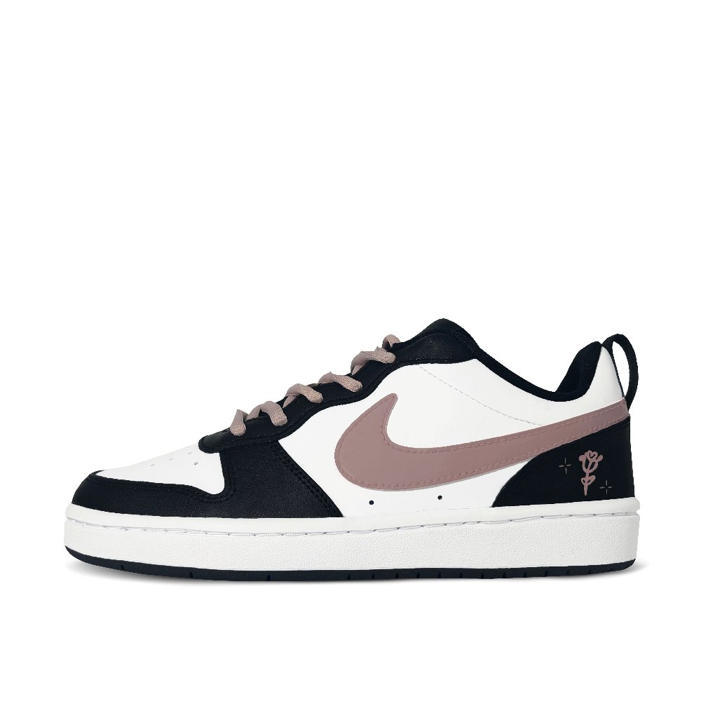 Nike Court Borough Skateboard Shoes Women's Low Top Red