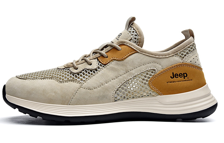 Jeep Low-Top Skateboard Shoes Men's Sand
