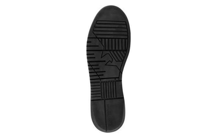 EMPORIO ARMANI Wear-Resistant Low-Top Skateboard Shoes Men's Black