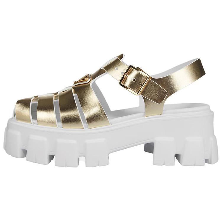 PRADA River Trekking Shoes Women's Gold