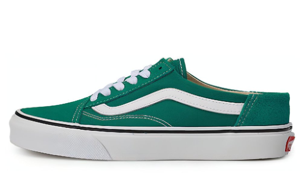 Vans Old Skool Mule Retro Low Tops Casual Skateboarding Shoes Unisex Green