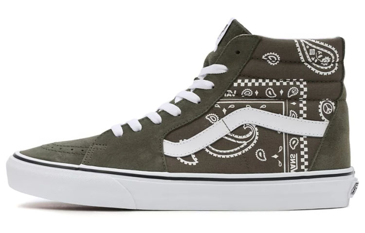 Vans SK8 HI 'Peace Paisley   Grape Leaf'