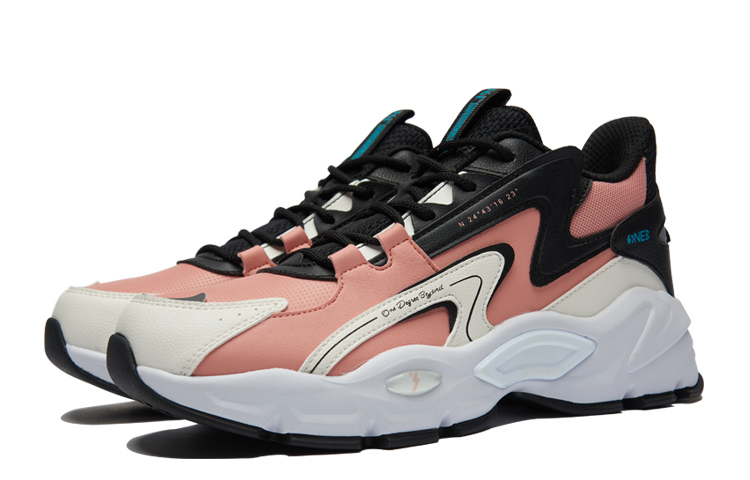 361° Slip Resistant, Abrasion Resistant, Thermal Low Top Sports Casual Shoes Women's White Pink Black