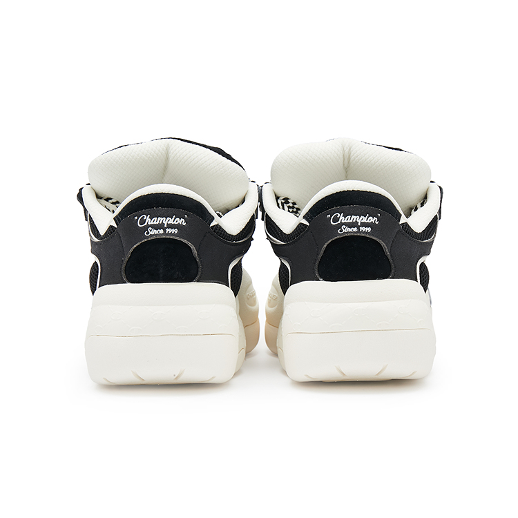 Champion Cloud Monster Low-Top Skateboard Shoes Women's Black/Milk White