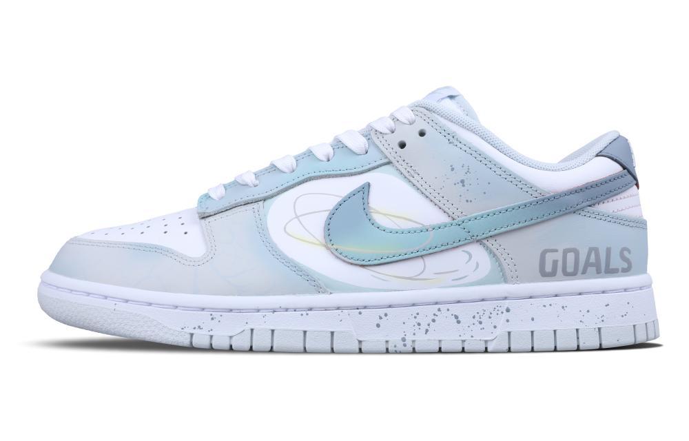 Nike Dunk Anti-Slip Wear-Resistant Low-Top Skateboard Shoes Unisex Gray