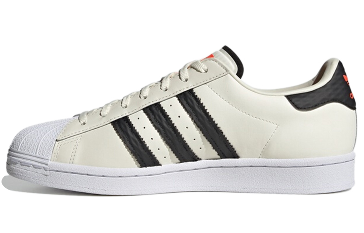 Adidas Originals Superstar Shoes 'White Black Orange'
