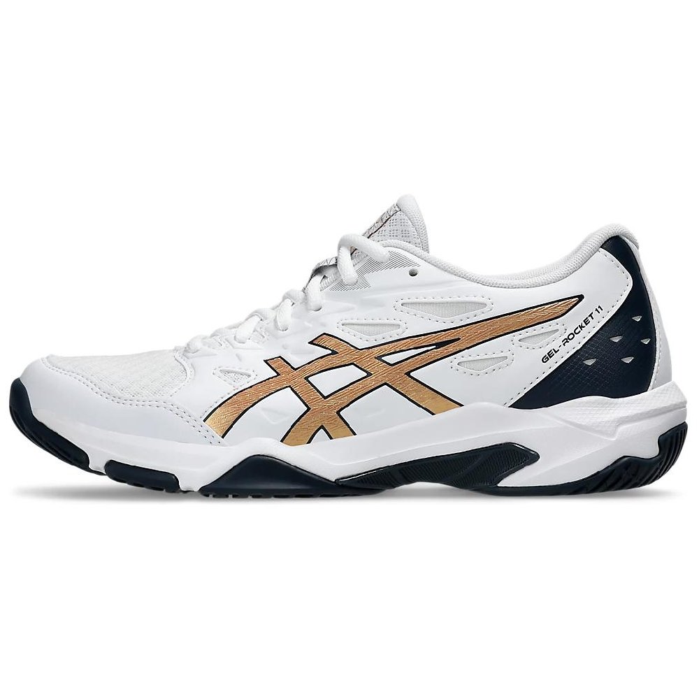 Asics Gel Rocket 11 White Pure Gold Women's