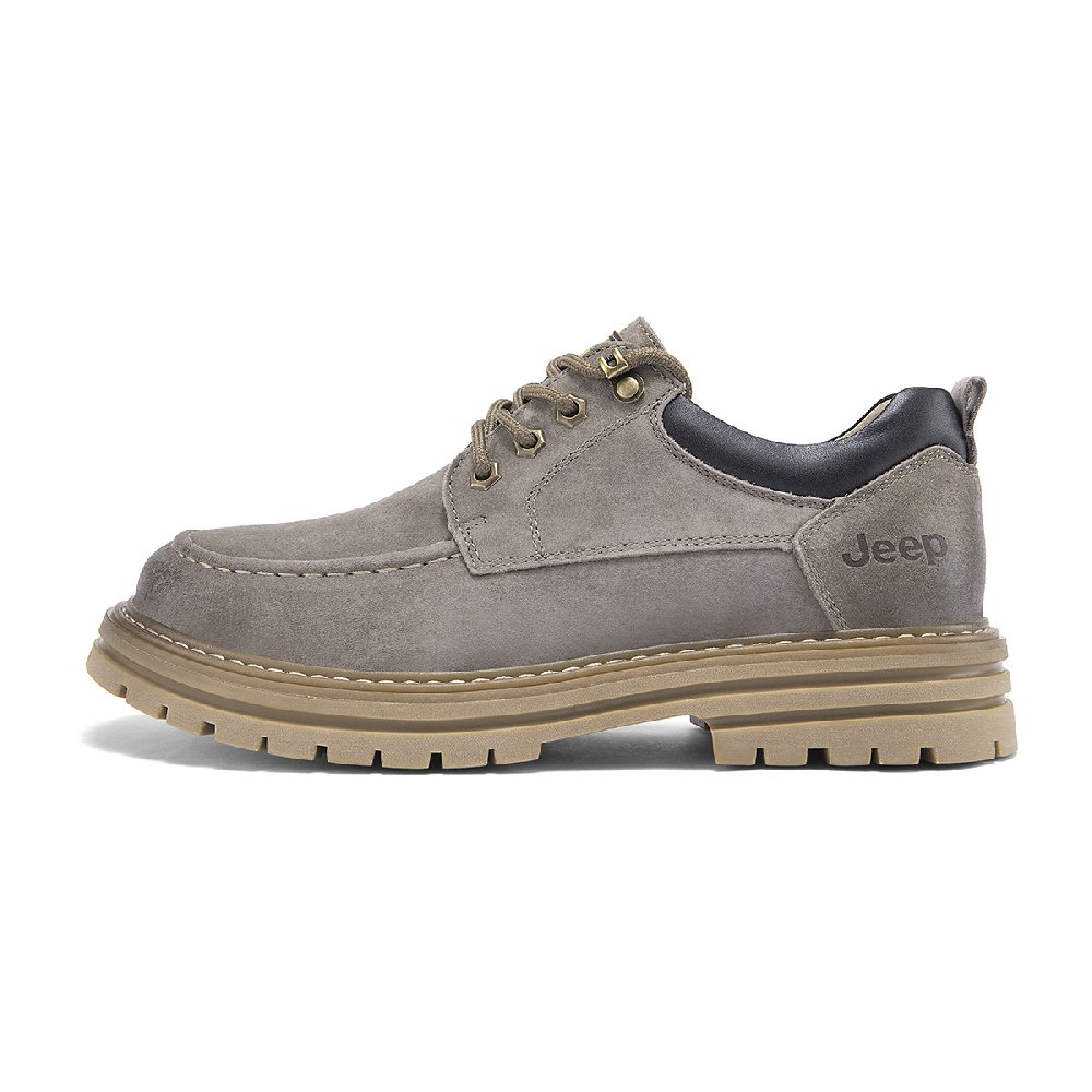 Jeep Vintage British Style Outdoor Casual Shoes Men's Brown
