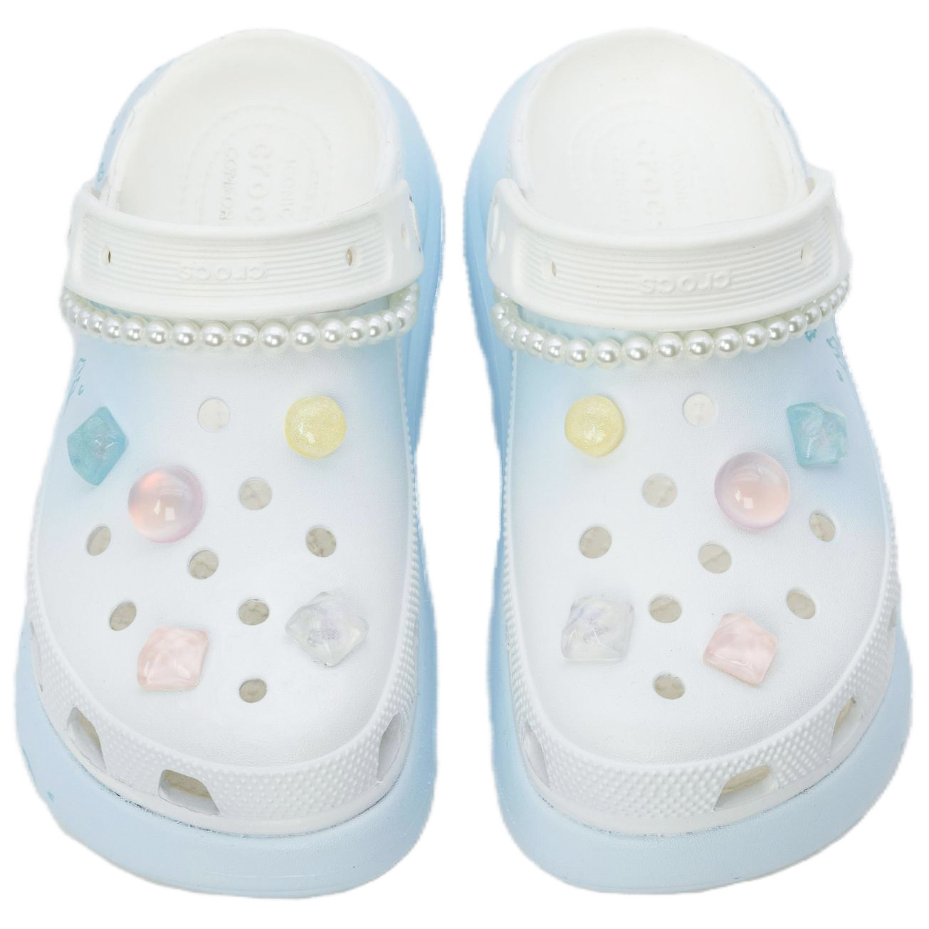 Crocs Crush Clog Sea Dreamy Box Edition Clogs Unisex White купить в интернет-магазине Yoocart с быстрой доставкой по России.