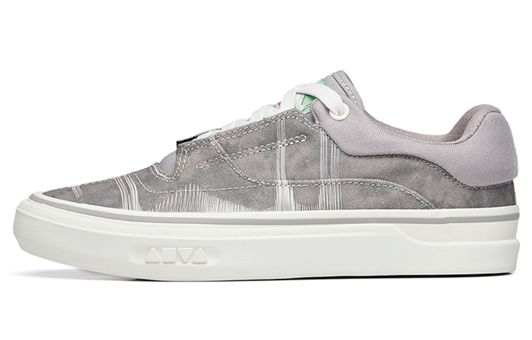 Anta Ao Li Wear-Resistant Low-Top Skateboard Shoes Women's Magic Mat Gray