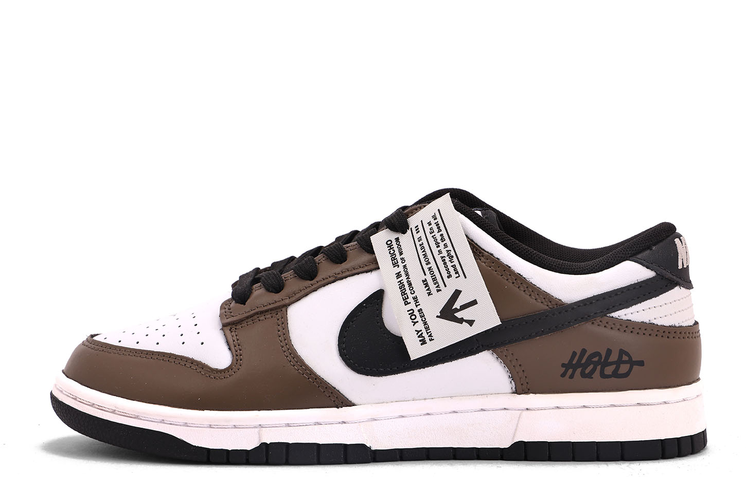 Nike Dunk Abrasion Resistant Low top Skateboard Shoes Unisex White Brown купить в интернет-магазине Yoocart с быстрой доставкой по России.