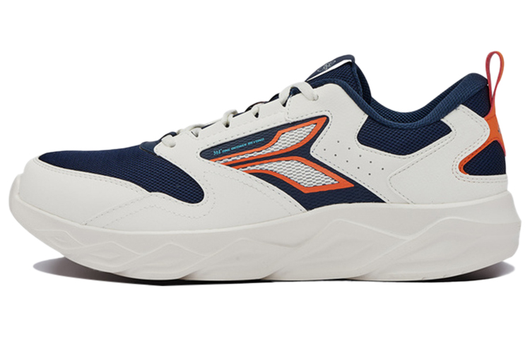 361° Non slip Lightweight Low Top Running Shoes Men's White Blue