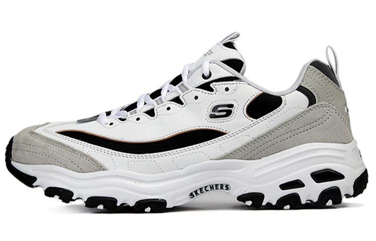 Skechers D'Lites 1.0 Low Running Shoes White/Grey