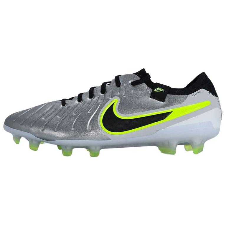 Nike Tiempo Legend 10 Elite Fg Metallic Silver Volt Black