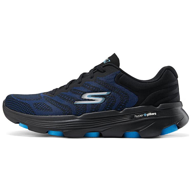 Skechers Low Top Running Shoes Men's Black Blue