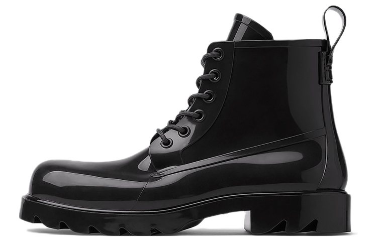 Bottega Veneta Round Toe Lace Up Boots Women's