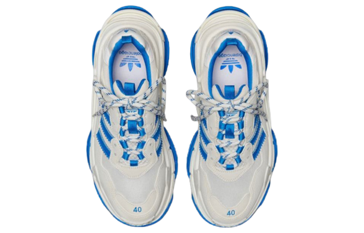 Balenciaga X Adidas Triple S White Blue