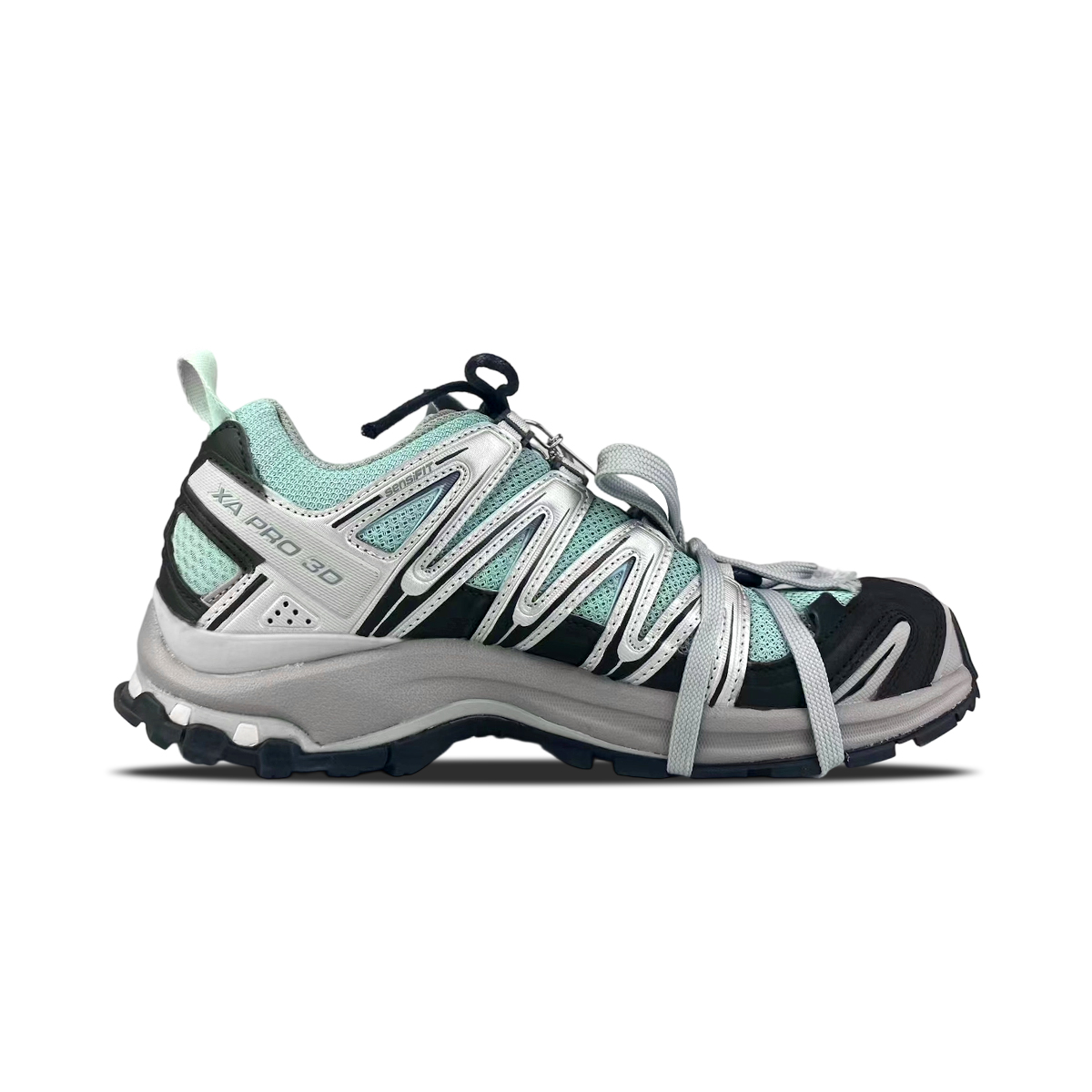 SALOMON XA PRO 3D Cushioning Support Low top Running Shoes Unisex Gray Green