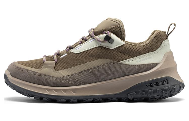 Ecco Outo Collection Low-Top Sports Casual Shoes Women's Taupe
