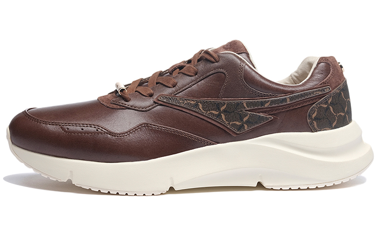LiNing Commuter Series Cushioning Anti-Slip And Wear-Resistant Low-Top Sports Casual Shoes Men's Terracotta Brown