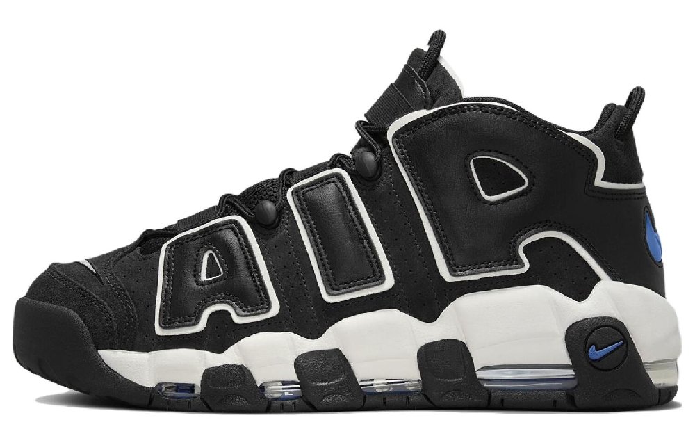 Nike Air More Uptempo Винтажные баскетбольные кроссовки MID Top Черно-белые Мужские