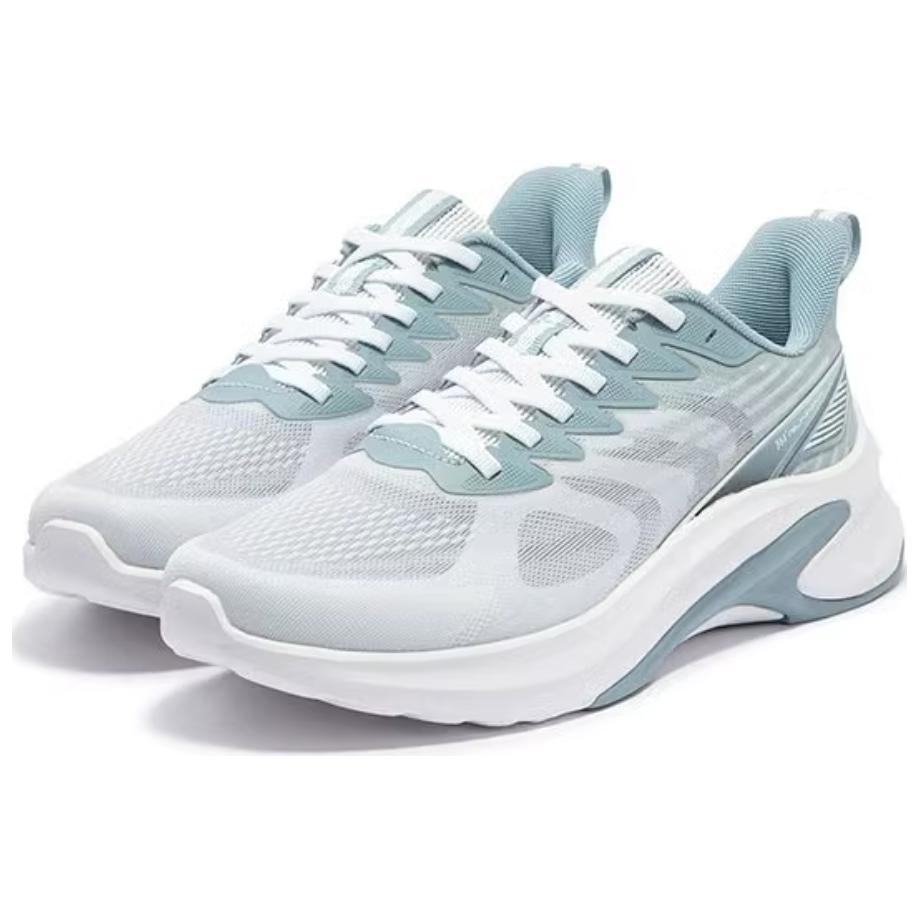 361° Fangya SE Anti-Slip Wear-Resistant Low-Top Casual Running Shoes Men's White Blue