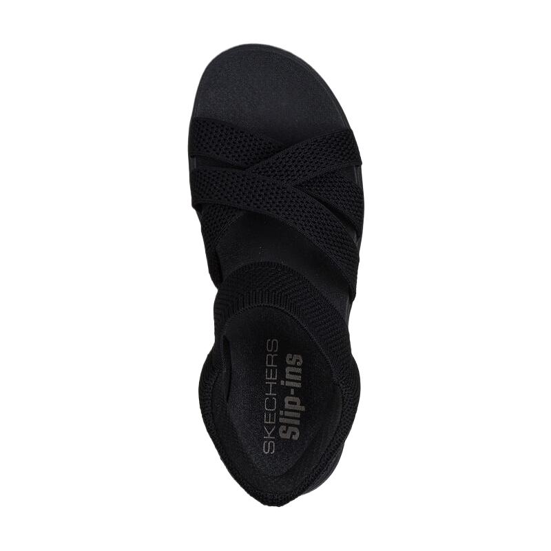 Skechers Arya One Strap Sandals Women's Black