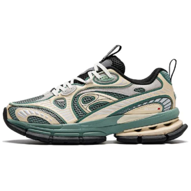 Anta Cushioned Slip-Resistant Low-Top Casual Shoes Women's Yellow Green