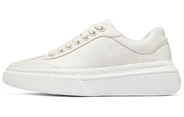 Skechers Anti-Slip Wear-Resistant Low-Top Skateboard Shoes Women's White