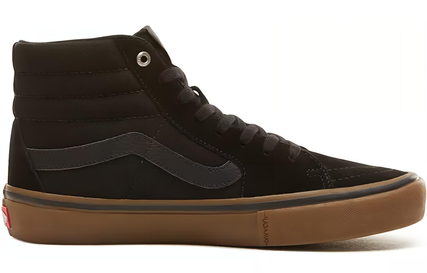 Sk8 Vans-Hi Pro 'Black Gum'