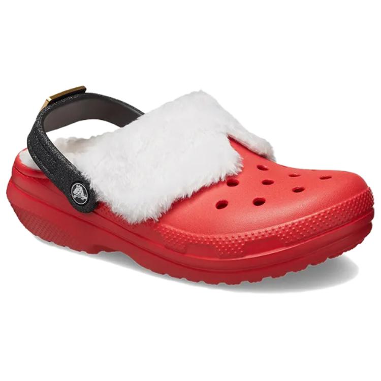 Crocs Classic Lined Clog Santa Women's